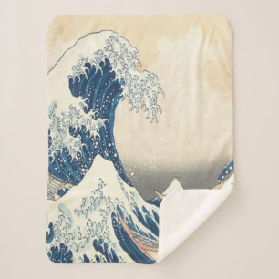 Couverture Sherpa La Grande vague au large de Kanagawa Ukiyo-e Japon