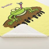 Couverture Sherpa La grenouille règle drôle dessin de grenouille ver (3/4)