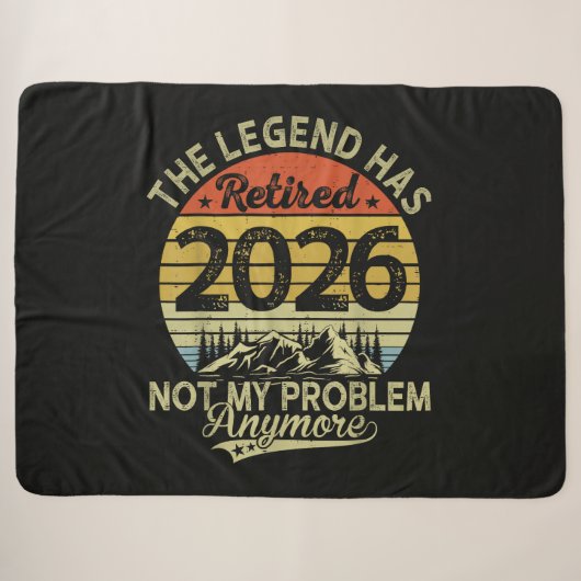 Couverture Sherpa La légende a pris sa retraite 2026 Pas mon problèm (Devant (Horizontal))
