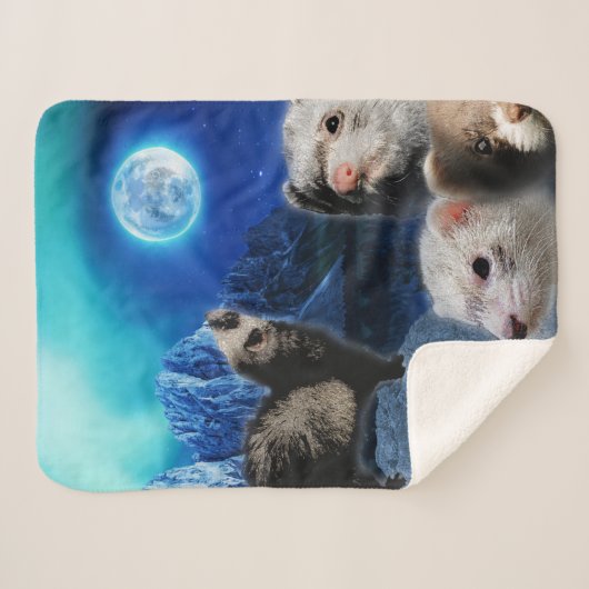 Couverture Sherpa La Lune des furets (Devant (Horizontal))