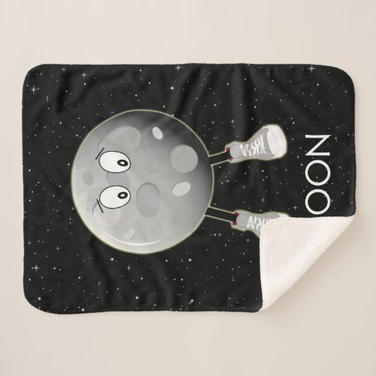 Couverture Sherpa La Lune et les étoiles dans l'espace (Devant (Horizontal))