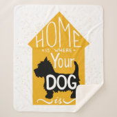 Couverture Sherpa La maison est où le chien est (Devant)