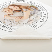 Couverture Sherpa La meilleure photo grand-mère jamais moderne class (3/4)