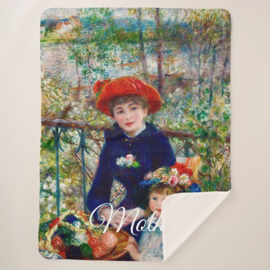 Couverture Sherpa La mère et l'enfant de Renoir (Devant)