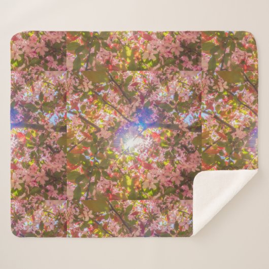 Couverture Sherpa La nature fleurit fleurs lumière fleur soleil (Devant (Horizontal))