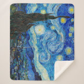 Couverture Sherpa La nuit étoilée | Van Gogh | (Devant)