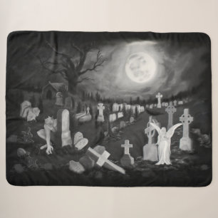 Couverture Sherpa La nuit sur le cimetière - Angel avec Diable