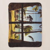 Couverture Sherpa La plage tropicale Fiji Beach Scene (Devant)
