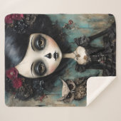 Couverture Sherpa La poupée gothique et sa chouette (Devant (Horizontal))