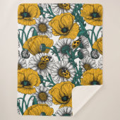 Couverture Sherpa La prairie en jaune (Devant)