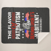 Couverture Sherpa La saveur du patriotisme dépend de son habitude (Devant (Horizontal))