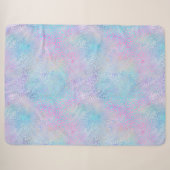 Couverture Sherpa La série Léopard Iridescent Design 9 (Devant (Horizontal))