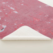 Couverture Sherpa La texture de l'ancien mur avec des rayures, des f (3/4)