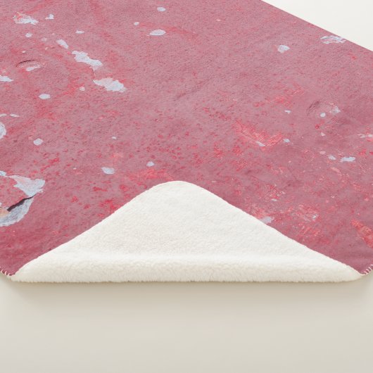 Couverture Sherpa La texture de l'ancien mur avec des rayures, des f (3/4)