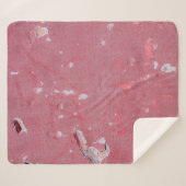 Couverture Sherpa La texture de l'ancien mur avec des rayures, des f (Devant (Horizontal))