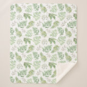 Couverture Sherpa La verdure de forêt modèlent (Devant)