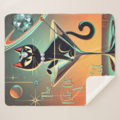 Couverture Sherpa La Vie D'Un Chat De Femme De Chaussure (Devant (Horizontal))