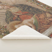 Couverture Sherpa La Vierge adorant le Christ Enfant Noël (3/4)