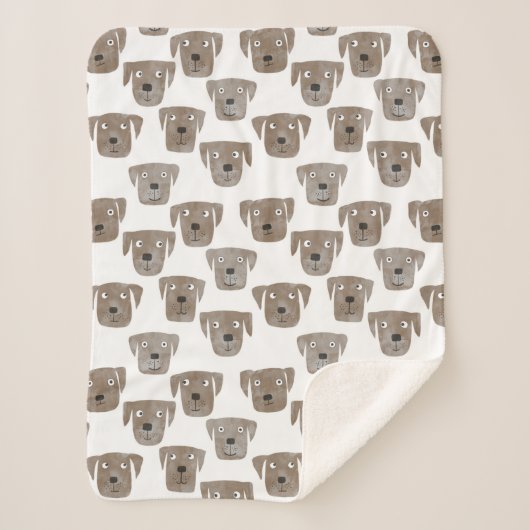Couverture Sherpa Labrador Retriever Chien (Devant)