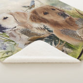 Couverture Sherpa Labrador Retrivers avec faisan, Art (3/4)