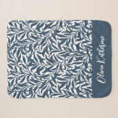 Couverture Sherpa Lac Branche de Saule Bleu Monogrammé (Devant (Horizontal))