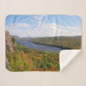 Couverture Sherpa Lac dans les nuages Sherpa Blanket (Devant (Horizontal))