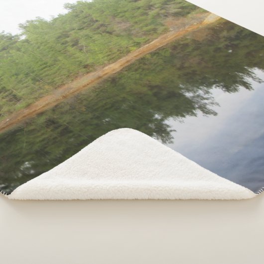 Couverture Sherpa Lac de réflexion des pins (3/4)