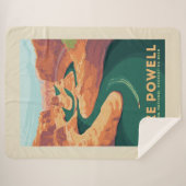 Couverture Sherpa Lac Powell | Arizona et Utah (Devant (Horizontal))