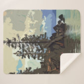 Couverture Sherpa Lac Tahoe Sherpa Blanket (Devant (Horizontal))