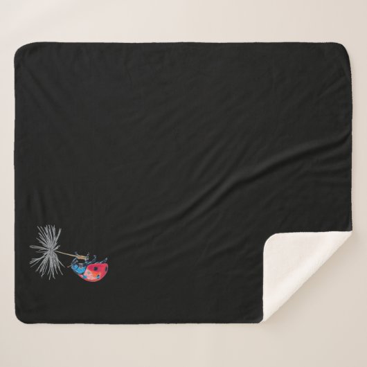 Couverture Sherpa Lady Bug (Devant (Horizontal))