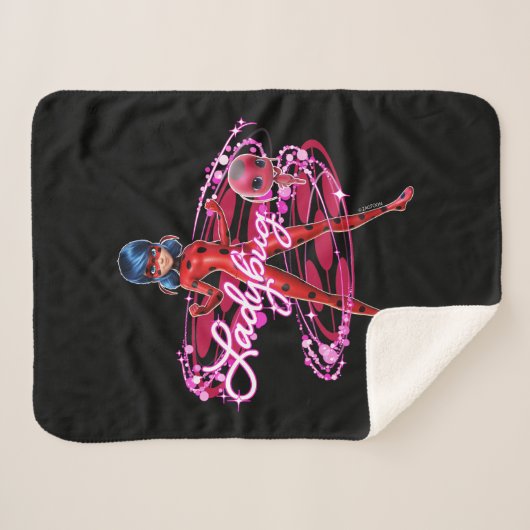 Couverture Sherpa Ladybug et Tikki Graphic (Devant (Horizontal))