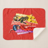 Couverture Sherpa Ladybug et Vesperia Graphic (Devant (Horizontal))