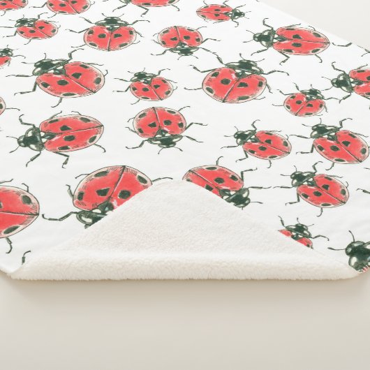 Couverture Sherpa Ladybugs (3/4)