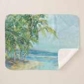 Couverture Sherpa Lagon Côtier Bleu (Devant (Horizontal))