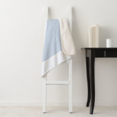 Couverture Sherpa Laisser neiger un arbre d'hiver minuscule Ice Blue (En situation)