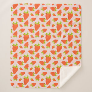 Couverture Sherpa Lait de fraise