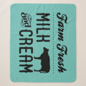 COUVERTURE SHERPA LAIT ET CRÈME FRAIS DE FERME (Devant)