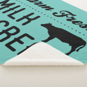 COUVERTURE SHERPA LAIT ET CRÈME FRAIS DE FERME (3/4)