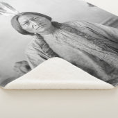 Couverture Sherpa Lakota Leader assis Bull Amérindien (3/4)
