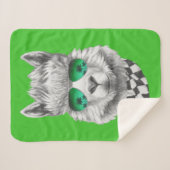 Couverture Sherpa Lama de la Californie (Devant (Horizontal))