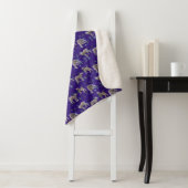 Couverture Sherpa Lamb Frenzy (Violet) (En situation)