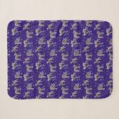 Couverture Sherpa Lamb Frenzy (Violet) (Devant (Horizontal))