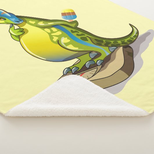 Couverture Sherpa Lambeosaurus Se Possédant Sur Une Échelle De Poids (3/4)