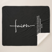 Couverture Sherpa L'Amour de Jésus| Croix de la foi Jésus-chrétien D (Devant (Horizontal))