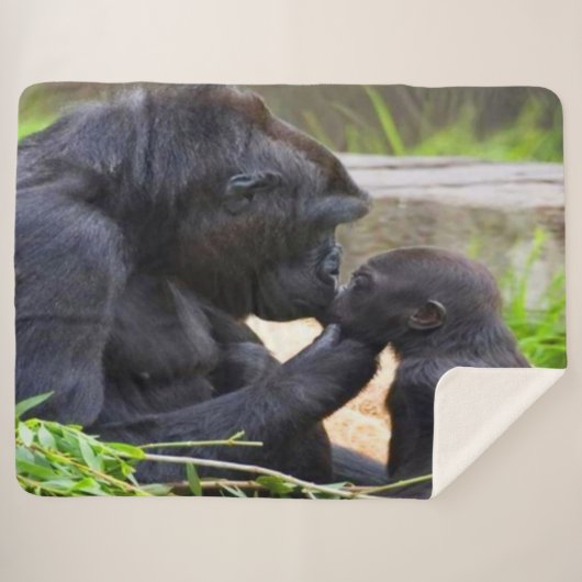 COUVERTURE SHERPA L'AMOUR DE LA MÈRE (Devant (Horizontal))