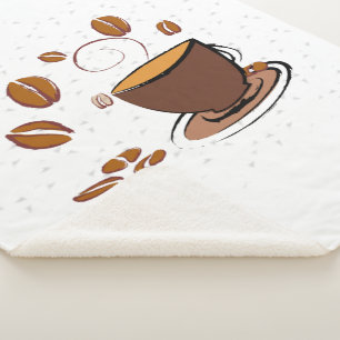 Couverture Sherpa L'amour du café
