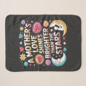 Couverture Sherpa L'amour d'une mère brille plus que les étoiles (Devant (Horizontal))