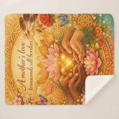Couverture Sherpa L'Amour d'une Mère — Écharpe Sherpa (Devant (Horizontal))