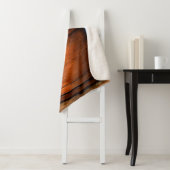 Couverture Sherpa L'amour fleurit ici Violet Floral (En situation)