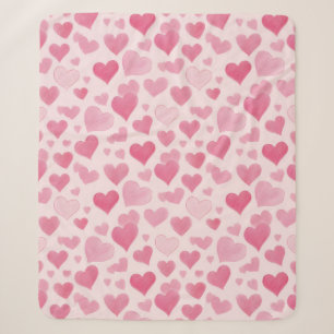 Couverture Sherpa L'amour rose